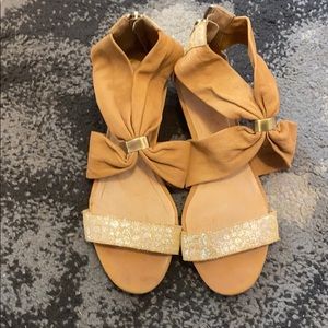 Super cute Anthropologie Wedge Sandals